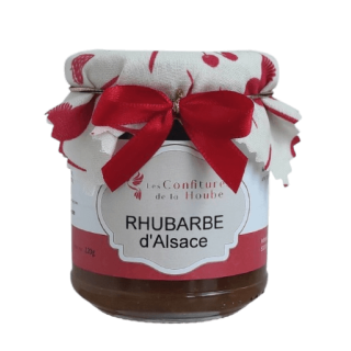 Confiture Rhubarbe d'Alsace 220gr Les Confitures de La Hoube