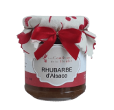 Confiture Rhubarbe d'Alsace 220gr Les Confitures de La Hoube