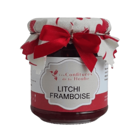 Confiture Litchi Framboise 220gr Les Confitures de La Hoube