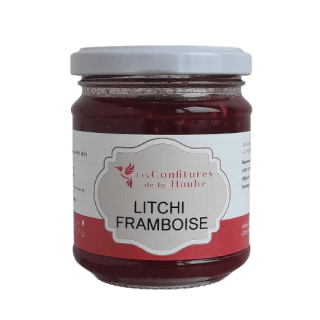 Confiture Litchi Framboise 220gr Les Confitures de La Hoube