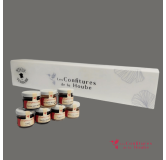 Coffret 7 Saveurs TERROIR blanc élégant confiture de la hoube moselle grand est
