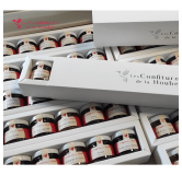 Coffret 7 Saveurs TERROIR blanc élégant confiture de la hoube moselle grand est