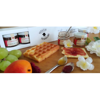 Coffret 7 Saveurs TERROIR blanc élégant confiture de la hoube moselle grand est