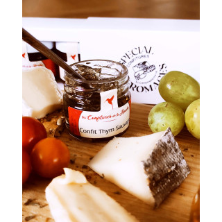 Coffret 7 saveurs FROMAGE blanc élégant confiture de la hoube moselle grand est