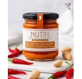 NUT'IN BIO - Beurre de Cacahuètes & Piment d'Espelette AOP - pâte à tartiner 180 gr