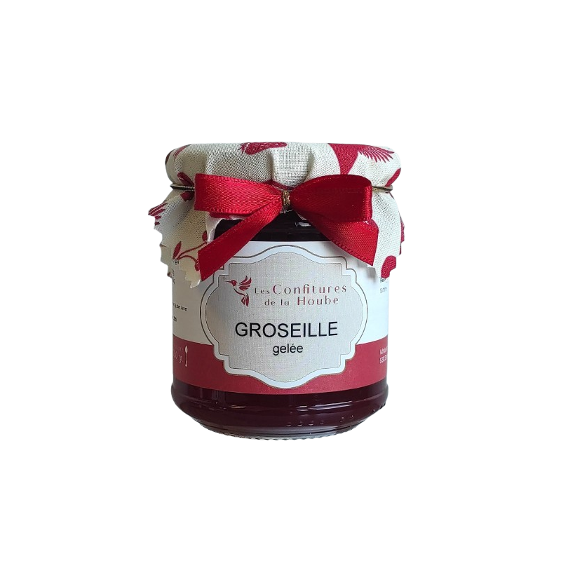 Gelée de groseille 220 gr Les Confitures de La Hoube