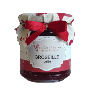 Gelée de groseille 220 gr Les Confitures de La Hoube