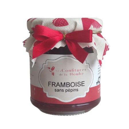 Confiture extra Framboise sans pépins 220gr Les Confitures de La Hoube