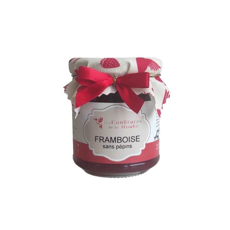 Confiture extra Framboise sans pépins 220gr Les Confitures de La Hoube