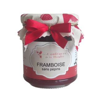 Confiture extra Framboise sans pépins 220gr Les Confitures de La Hoube