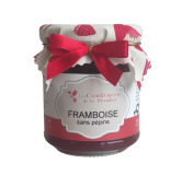 Confiture extra Framboise sans pépins 220gr Les Confitures de La Hoube
