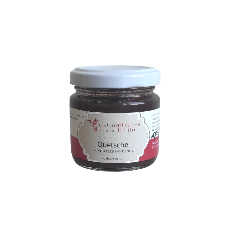Confiture artisanale Quetsche de Lorraine aux épices de Noël 110 gr Les Confitures de La Hoube