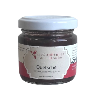 Confiture artisanale Quetsche de Lorraine aux épices de Noël 110 gr Les Confitures de La Hoube