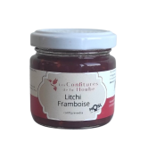 Confiture extra Litchi Framboise 110 gr Les Confitures de La Hoube