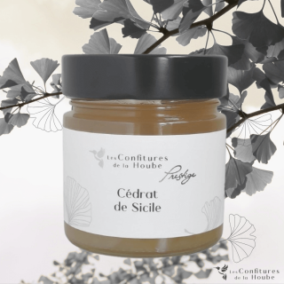 Confiture extra PRESTIGE Cédrat de Sicile 250gr Les Confitures de La Hoube