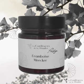 Confiture extra PRESTIGE Framboise Meeker 250gr Les Confitures de La Hoube
