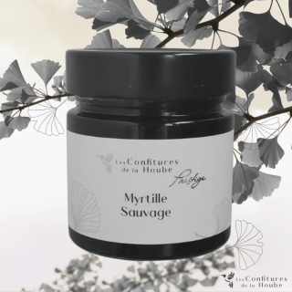 Confiture extra artisanale Prestige Myrtille Sauvage 250gr Les Confitures de La Hoube