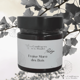 Confiture extra PRESTIGE Fraise Mara des Bois 250gr Les Confitures de La Hoube