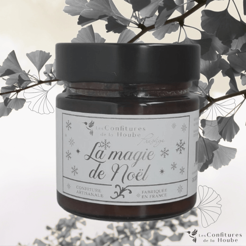 Confiture extra PRESTIGE La Magie de Noel 250gr Les Confitures de La Hoube