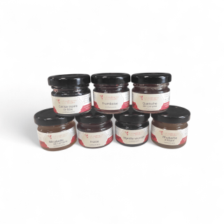 Coffret 7 Saveurs TERROIR blanc élégant confiture de la hoube moselle grand est