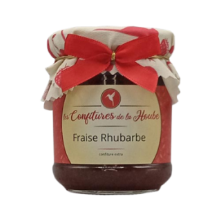 Fraise Rhubarbe 220 gr Confiture extra