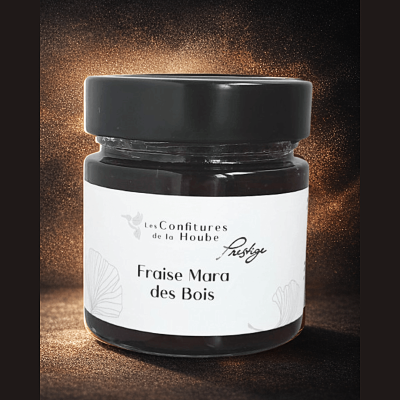 Confiture extra PRESTIGE Fraise Mara des Bois 250gr Les Confitures de La Hoube