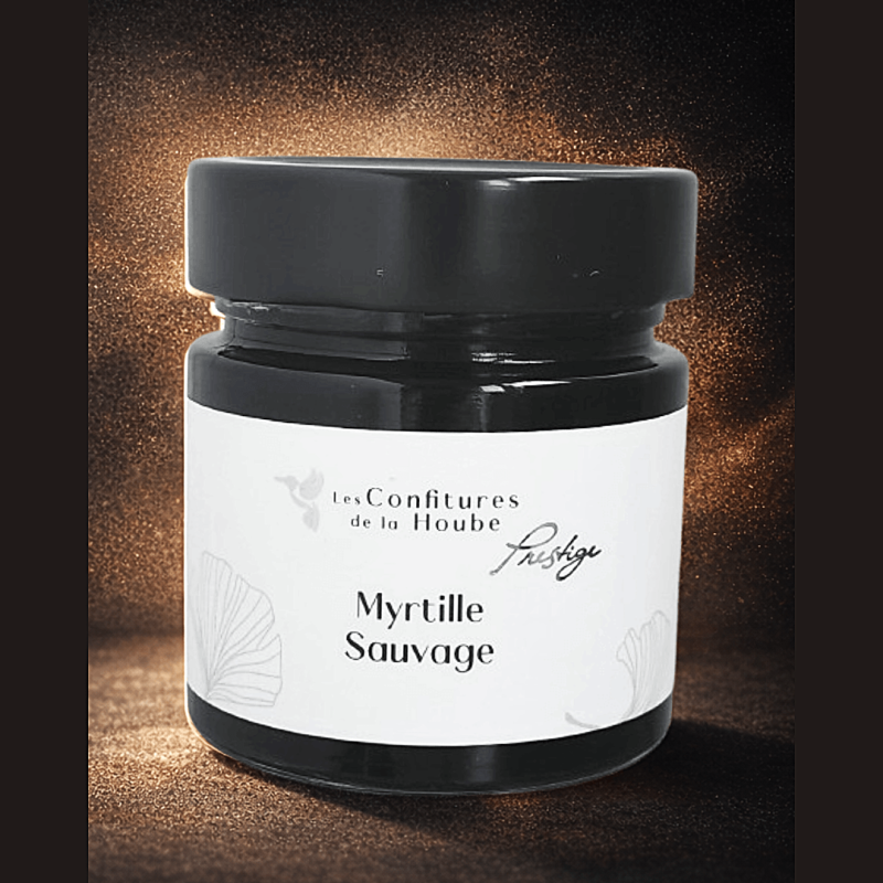 Confiture extra artisanale Prestige Myrtille Sauvage 250gr Les Confitures de La Hoube