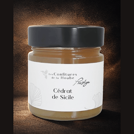 Confiture extra PRESTIGE Cédrat de Sicile 250gr Les Confitures de La Hoube