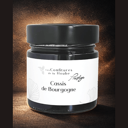 Confiture extra PRESTIGE Cassis de Bourgogne 250gr Les Confitures de La Hoube