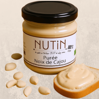 Purée de noix de cajou BIO 100% naturelle – Sans additifs – Vegan