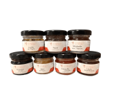 Coffret 7 saveurs FROMAGE blanc élégant confiture de la hoube moselle grand est