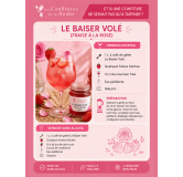 Gelée extra de Fraise à la Rose - Le Baiser Volé 110 gr Les Confitures de La Hoube Moselle