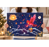 Calendrier de l'Avent 100% fabrication artisanale 100% Les Confitures de La Hoube 24 variétés de confitures différentes