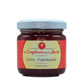 Confiture extra Litchi Framboise 110 gr