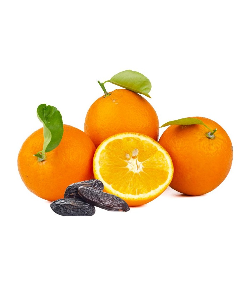 oranges fèves de tonka