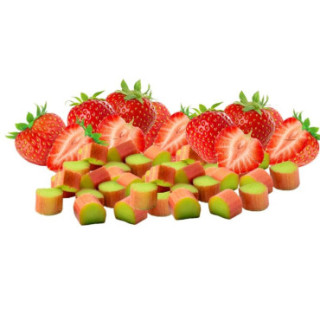 fraises rhubarbe