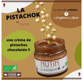 La Pistachok : crème de pistaches chocolatée Nut'in Les Confitures de La Hoube Moselle Grand Est