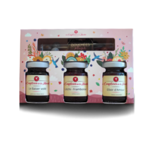 Coffret PLAISIR confiture de la hoube moselle grand est LOVE