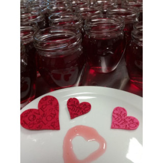 Gelée Le Baiser Volé Gelée de fraise à la Rose - Les confitures de la hoube moselle grand est