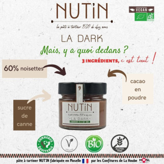 La Dark - pâte à tartiner bio 200 gr