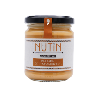 NUT'IN BIO - Beurre de Cacahuètes - pâte à tartiner 200 gr