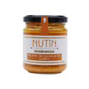 NUT'IN BIO - Beurre de Cacahuètes aux Epices - pâte à tartiner 180 gr