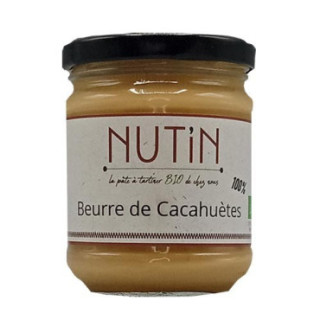 NUT'IN BIO - Beurre de Cacahuètes - pâte à tartiner 200 gr