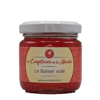 Gelée extra de Fraise à la Rose - Le Baiser Volé 110 gr