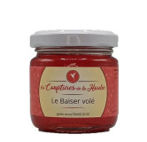Gelée extra de Fraise à la Rose - Le Baiser Volé 110 gr