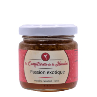 confiture passion exotique 110gr Les Confitures de La Hoube