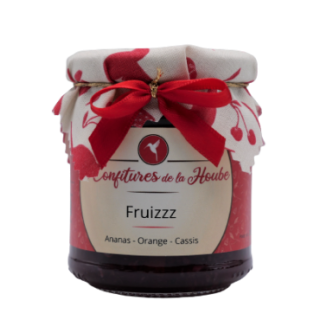 Confiture Fruizzz Ananas Cassis Orange Confitures de la Hoube Grand Est Moselle