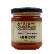 SABIBOU - Abricot - confiture artisanale BIO 220 gr