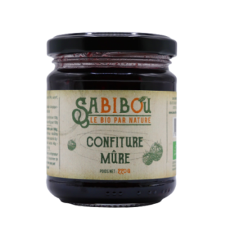 SABIBOU - Mûre - confiture artisanale BIO 220gr
