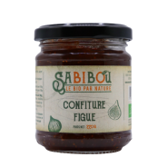 SABIBOU - Figue - confiture artisanale BIO 220 gr